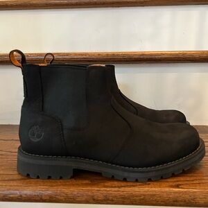 Timberland Men's Dark Leather Chelsea Boots